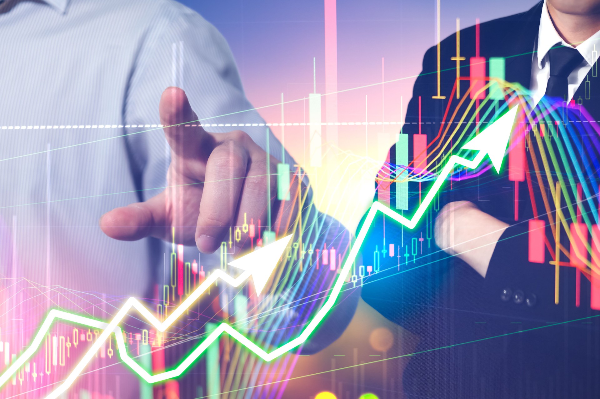 que muestra el gráfico de comercio sobre la foto borrosa Resumen, Business monitor gráfico y el comercio del mercado de futuros de la inversión, interfaz de la aplicación debe operar con acciones, monedas. herramienta de corredor de bolsa.