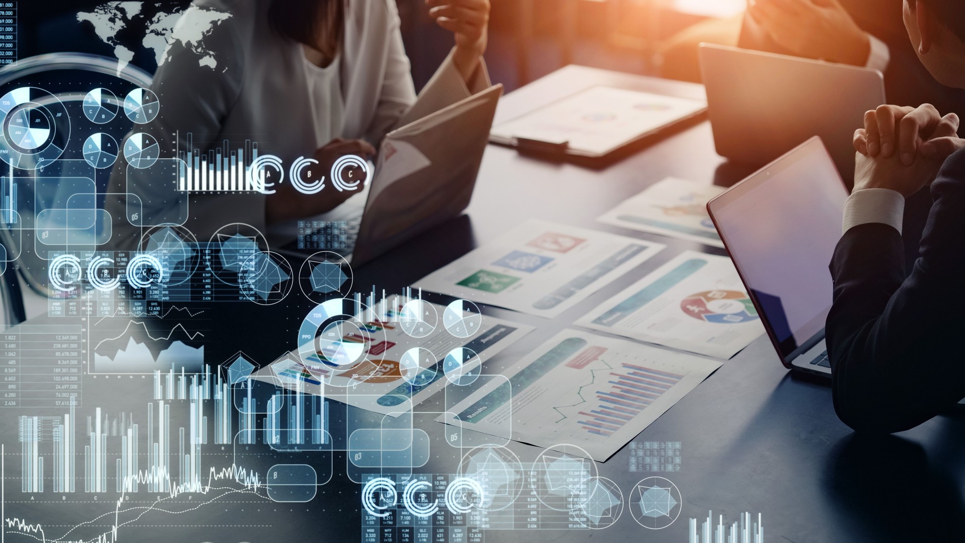 Estadísticas del concepto de negocio. Gráfico financiero. Planificación financiera. análisis de datos. Estrategia de gestión.